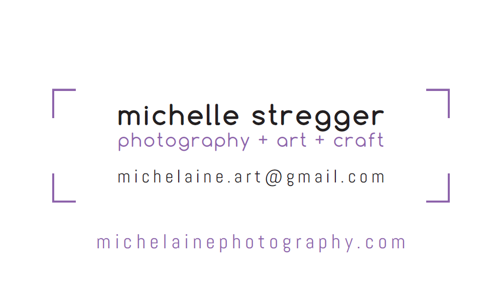 Michelaine business card